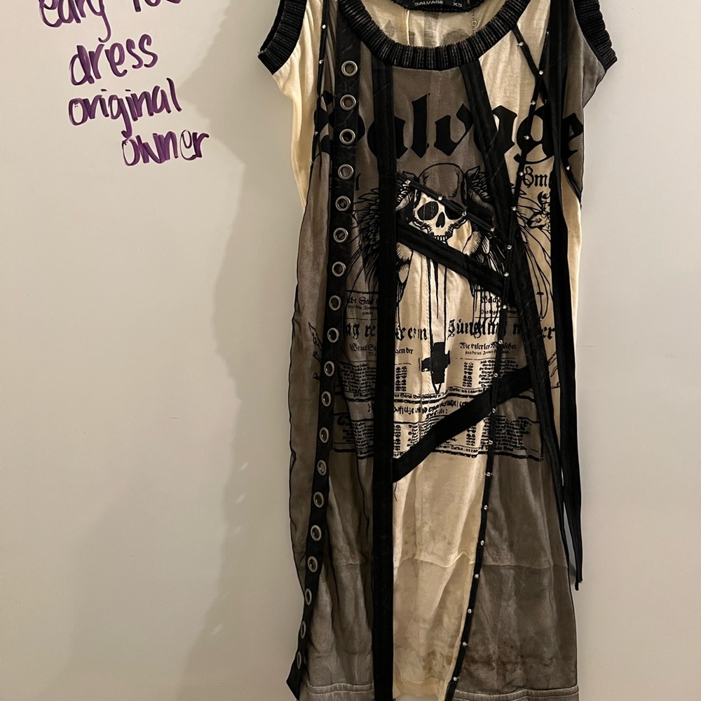 XS salvage dress gothcore dress